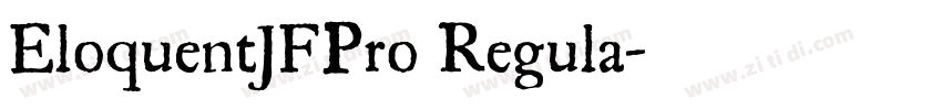 EloquentJFPro Regula字体转换